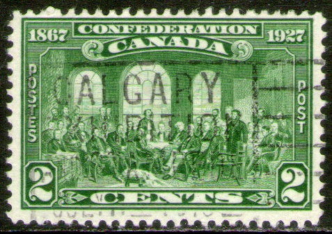 Canadá Sello Usado 60° Aniv. Confederación Canadiense 1927