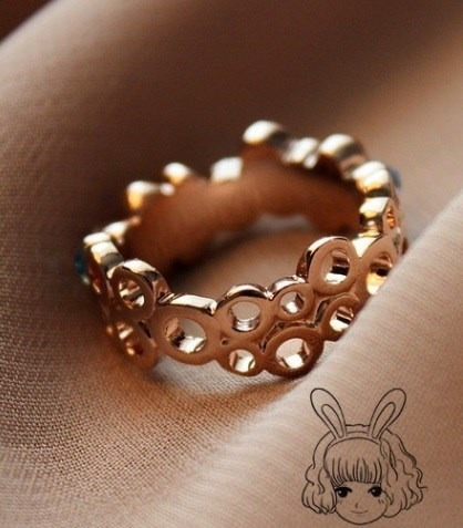 Anillo Full Cristales Genuinos Tallas Stock Hermoso Regalo