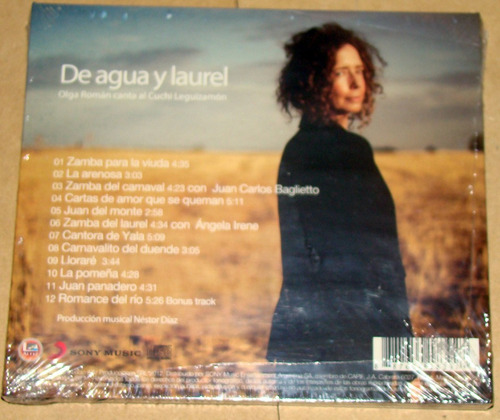 Olga Roman Canta Cuchi Leguizamon De Agua Y Laurel Cd Kktus