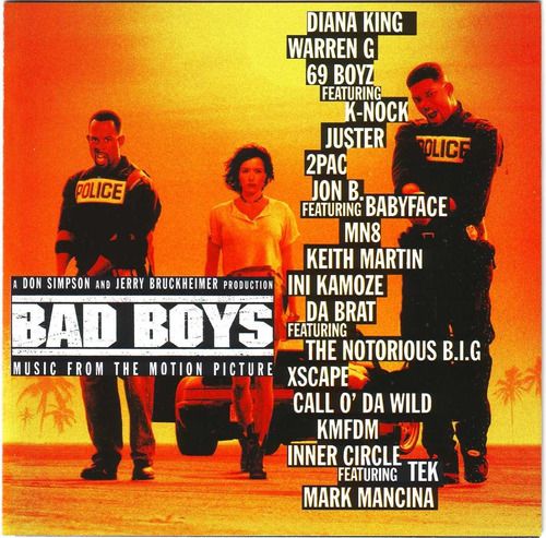 Cd Lacrado Importado Bad Boys Music Motion Picture 1995