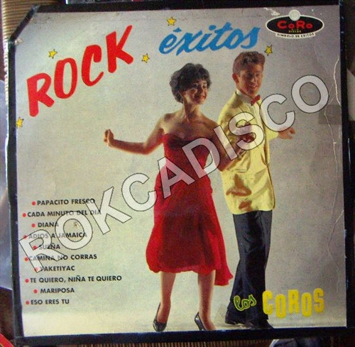Rock Mexicano, Los Coros, Rock Éxitos, Lp 12´,