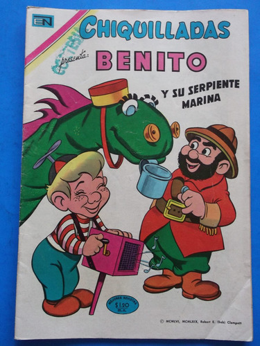 Chiquilladas Benito Y Cecilio # 268 Novaro Diciembre 1969 (Usado)