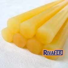 Imagen 2 de 5 de Barra Adhesiva Silicona Hot Melt Ambar Amarilla Kg Pegamento