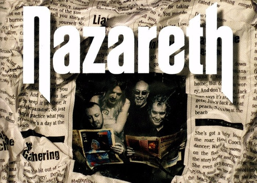 Poster Nazareth Grande Hd 50cmx70cm Rock Cartaz Capa Metal