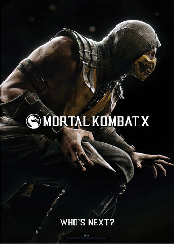 Mortal Kombat X Promo Poster