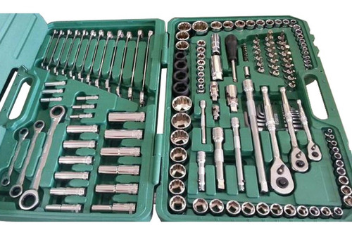 Jogo De Soquetes E Ferramentas Kit Com 150 Peças