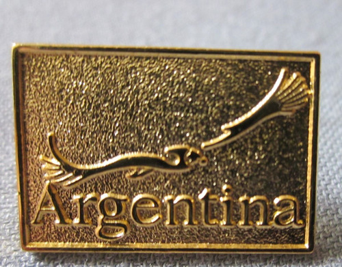 Pins De Argentina Metal Dorado  Turismo Argentino