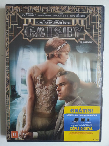 Dvd O Grande Gatsby - Leonardo Dicaprio - Lacrado!!!
