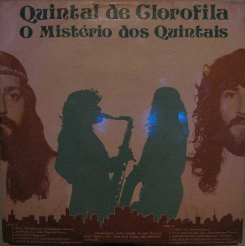 Quintal De Clorofila - O Mistério Dos Quintais - 1983