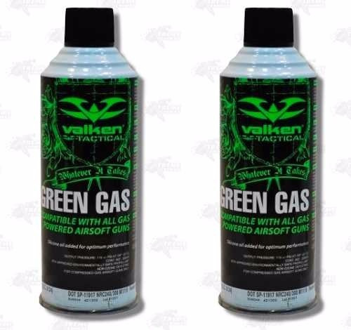 2 Botes 8oz Vallken Green Gas Silicona Marcadora Airsoft Xtr