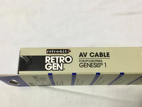 Cabo Av Para Mega Drive 1 E Genesis 1 - Retro Bit Nota 10