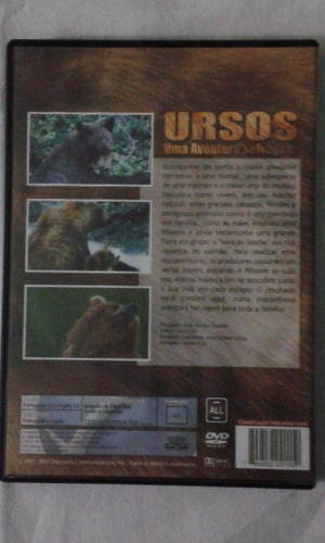 Dvd Ursos Uma Aventura Selvagem Documentario