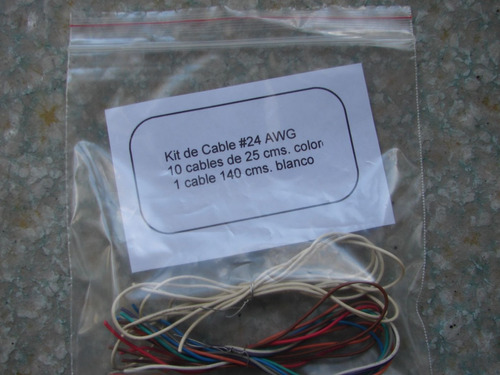 Kit De Cables #24  Colores Uso Electronica