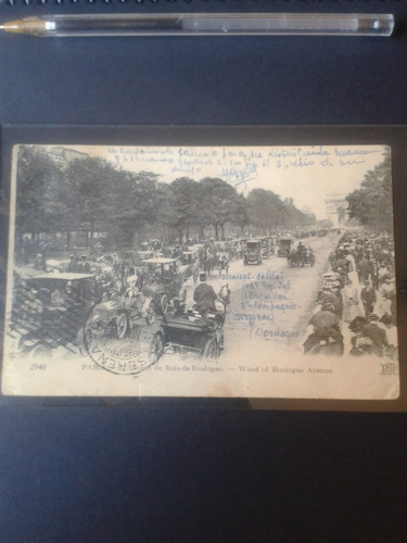 Foto Postal Francia L' Avende De Bois De Bonlagne 1910