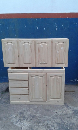 Bajo Mesada 1,20 En Pino Macizo 1ra Calidad