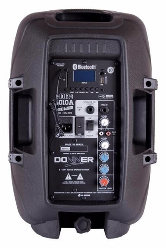 Caixa Som Acústica Ll Donner Dr1010a Ativa Bt/sd 120w Rms