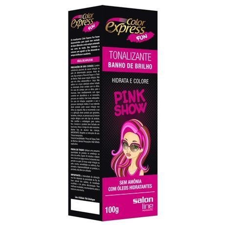 Kit Tonalizante Color Express Fun Salon Line Pink Show 100g