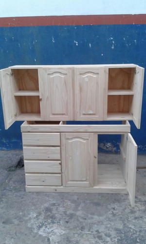 Bajo Mesada 1,20 En Pino Macizo 1ra Calidad