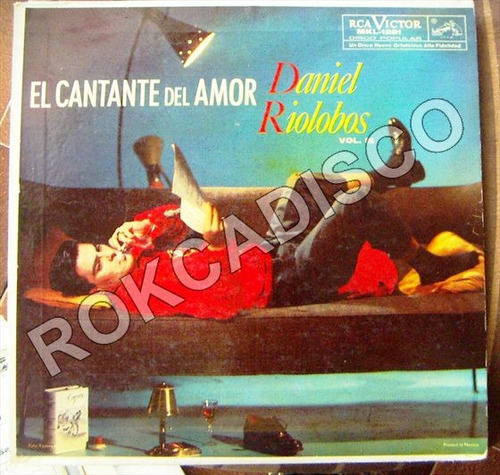 Pop Sudamericano ,daniel Riolobos, El Cante De Amor, Lp 12´,