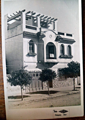 Antigua Tarjeta Postal Piriapolis Casa En Venta 1947
