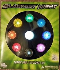 Anel Do Lanterna Verde 9 Aneis Com Luz Blackest Night