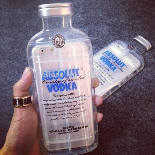 Funda Silicona 3d Botella Vodka Absolut iPhone 6