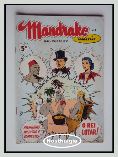 Mandrake - N.1 - Reedição  - Anos 80 - F(154)