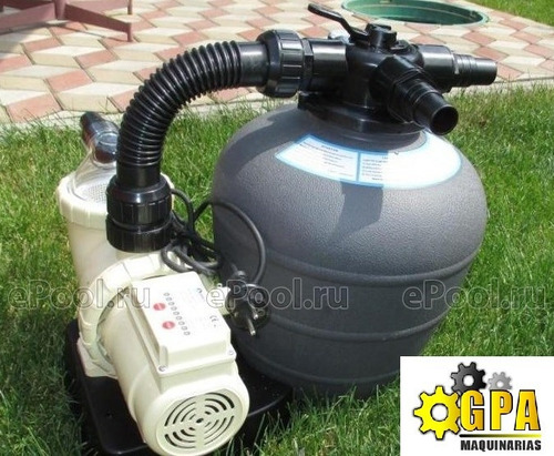 Bomba + Filtro Piscina Armable Con Timer G P A Maquinarias