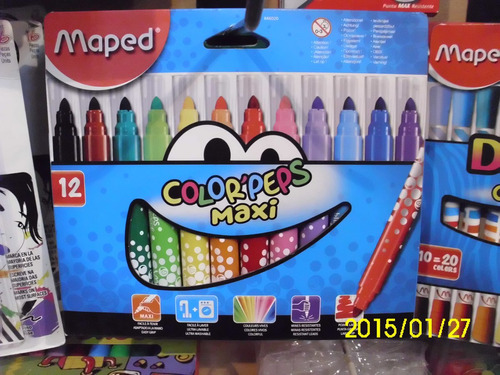 Marcadores Maped Color Peps Maxi X 12