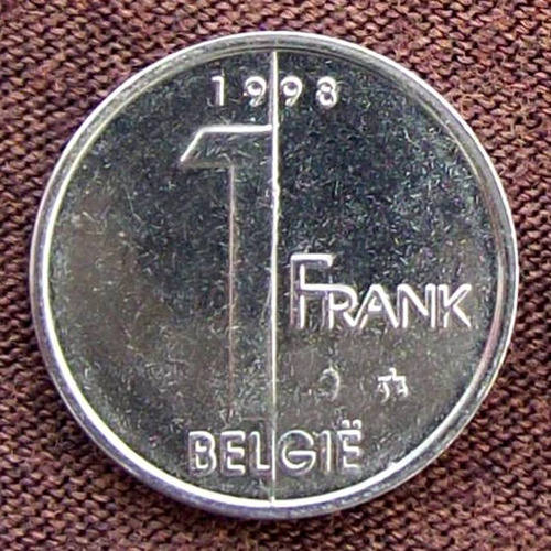 Bélgica - Moneda De 1 Franco 1998 ¡ Sin Circular !