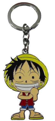 Luffy Llavero De Metal One Piece