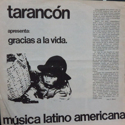 Lp -   Grupo Tarancon  -  Gracias A La Vida       Vinil Raro