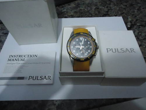 Relógio Pulsar + Manual E Caixa - 100% Original