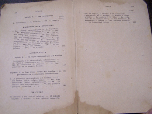 Imagen 3 de 3 de Doctrinas Y Descubrimientos * Florentino Ameghino * 1917 *