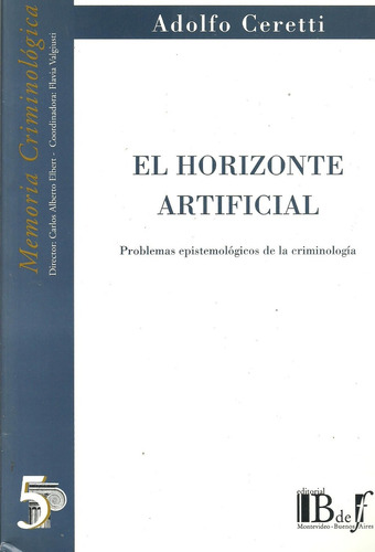 Horizonte Artificial Epistemologia De Criminologia - Ceretti