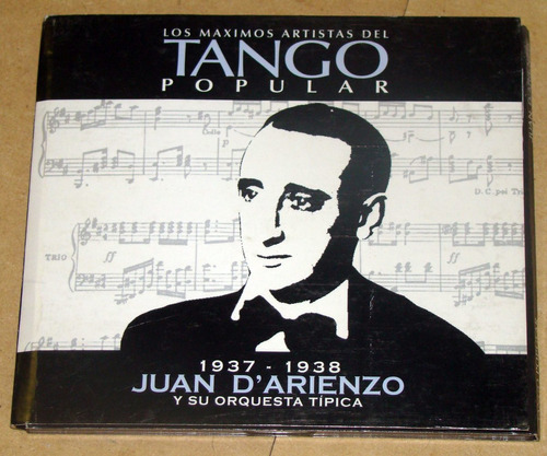 Juan D'arienzo Y Su Orquesta Tipica 1937 1938 Cd  / Kktus