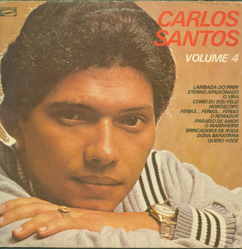 Lp Carlos Santos - Vol 04 - Gravasom 1982