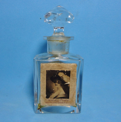 Antiguo Frasco De Perfume Wolff 1905 Cristal Baccarat 1905