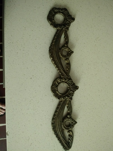 Pieza  Bronce Antigua 29 X 6 Cms