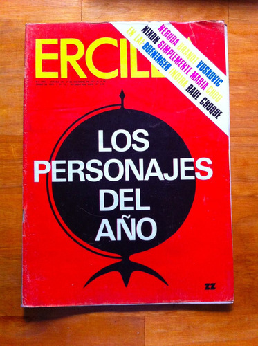 Revista Ercilla Nº1902-1971 - Los Personajes Del Año