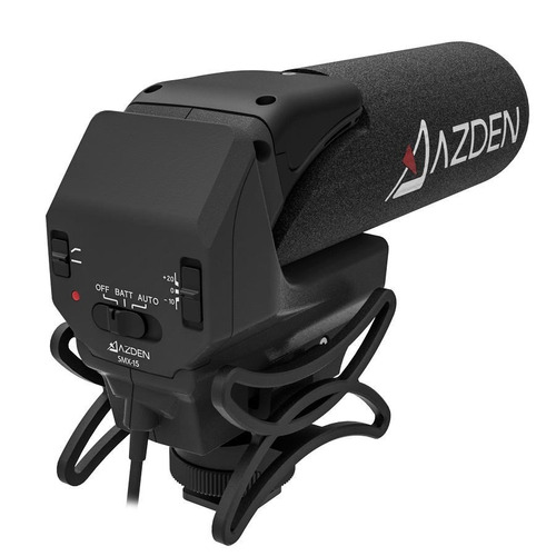 Microfone Shotgun Stereo Videomic Azden Smx-15 Dslr Rode