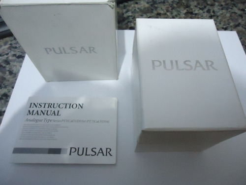 Relógio Pulsar + Manual E Caixa - 100% Original