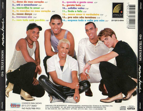 Cd Os Travessos - Nossa Dança (Usado)