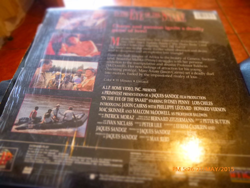 Disco Laser In The Eye Of The Snake Pelicula (xx1036.. (Usado)