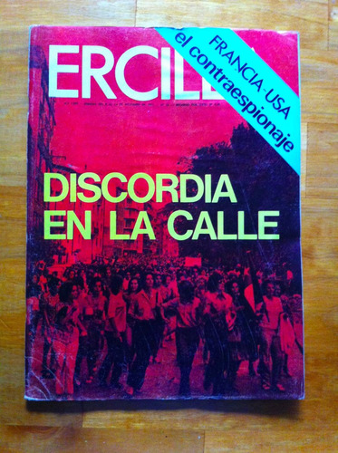 Revista Ercilla Nº1899-1971 - Discordia En La Calle