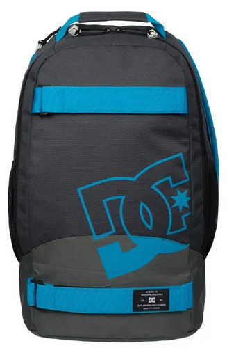 Morral O Bolso Dc-shoes Modelo Skate Pack Gris Con Azul | MercadoLibre