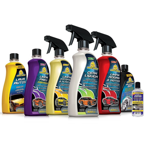 Kit Lavagem Automotiva Autoshine 7 Produtos + Brindes