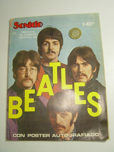Antigua Revista Especial De Los Beatles Con Poster