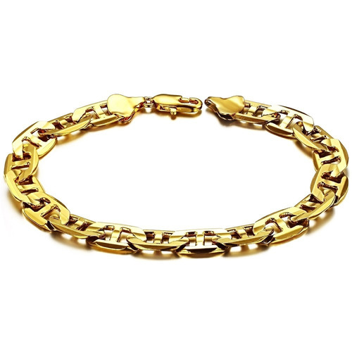Bracelete  De Luxo  Banhado Ouro 18k Pulseira Unisex