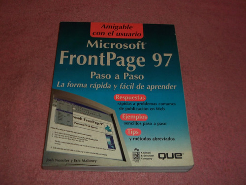 Microsoft Frontpage 97 Paso A Paso La Forma Facil D Aprender